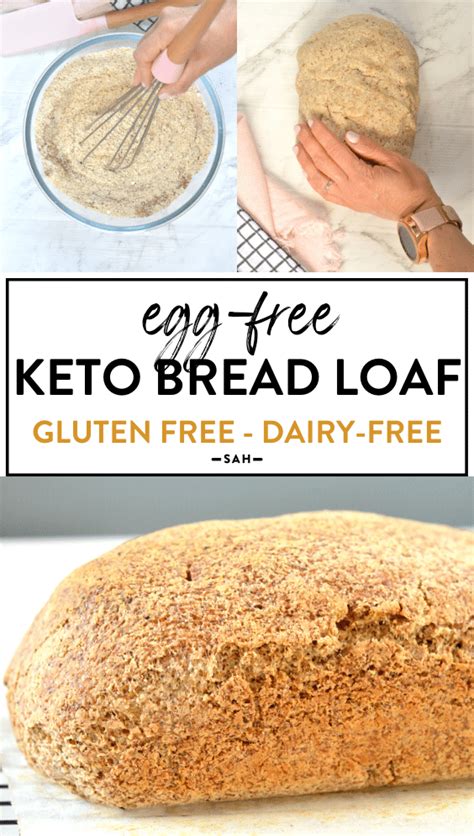 Eggless Vegan Keto Bread Loaf With Almond Flour Recipe Keto Bread