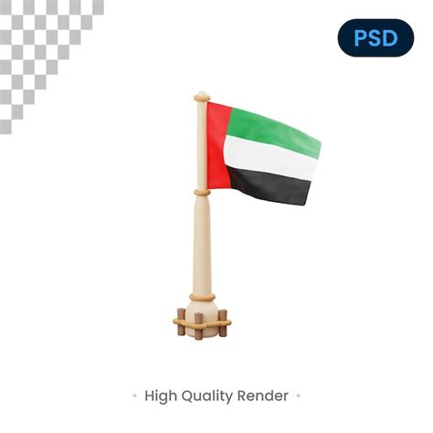 Icono D De La Bandera De Los Emiratos Rabes Unidos Archivo Psd Premium