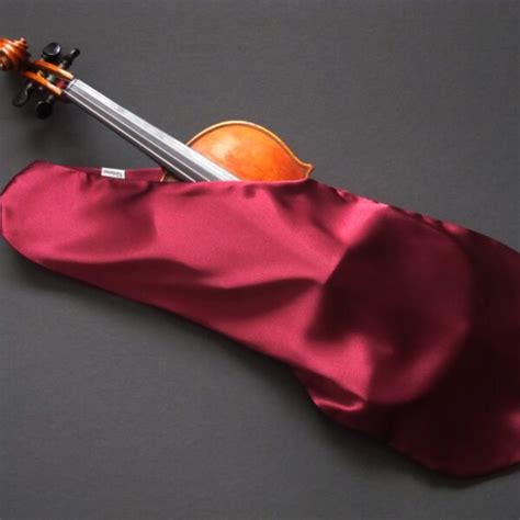 Satin Violin Bag Burgundy Virtuoso Violin