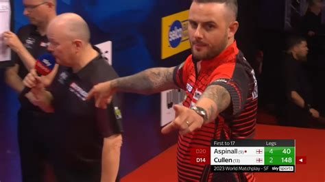 Pdc Darts On Twitter Cracker From Cullen Magnificent From Joe