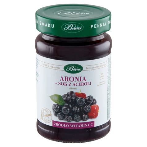 Bifix Dżem aronia sok z aceroli 290 g E Leclerc