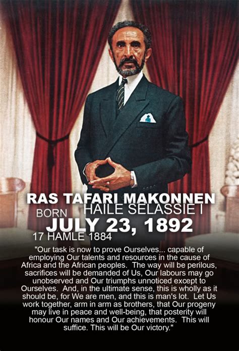 Haile Selassie Quotes On Faith Quotesgram