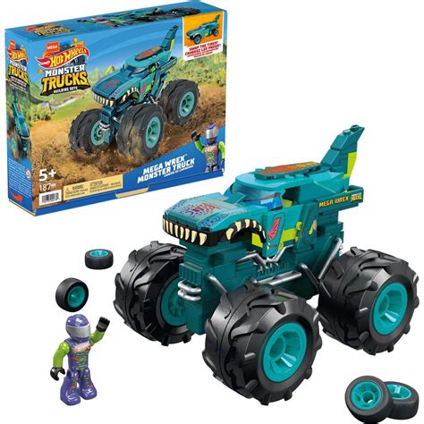 Mega Construx Hot Wheels monster truck Mega Wrex 187 dílků Maxíkovy