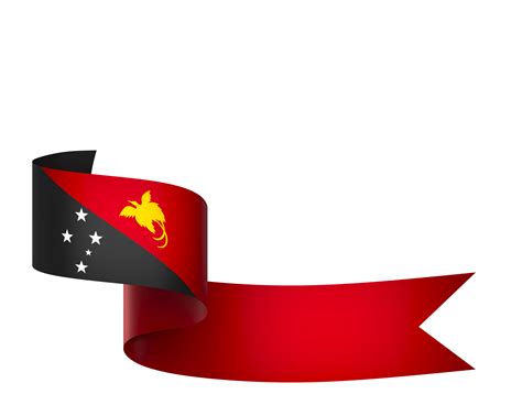 Papua New Guinea Flag Element Design National Independence Day Banner