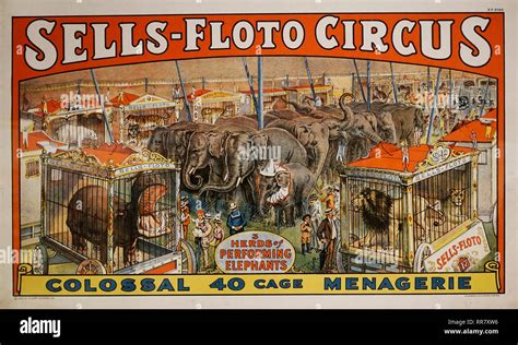 Circus World Museum posters Baraboo Wisconsin Stock Photo - Alamy