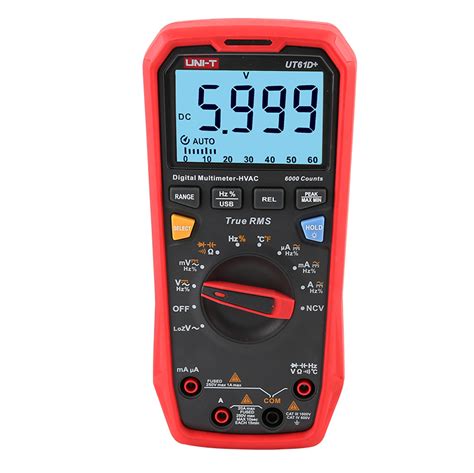 Uni T Ut D V True Rms Digital Multimeter Hvactools Australia