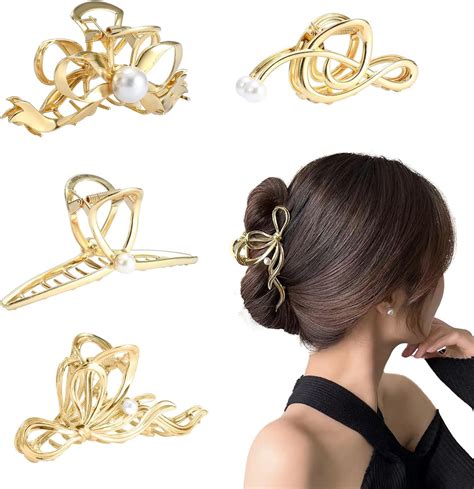 Conofa 2 Pieces Classic Medium Styling Octopus Hair Claw Clip Strong Holding Power