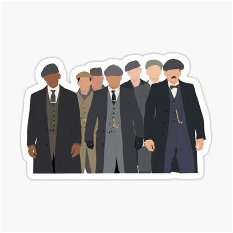 Peaky Blinders Sticker By Moviedomsticker Redbubble