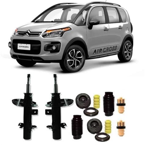 Amortecedor Kit Batente Citroen Aircross Dianteiro 2010 Até 2020 O