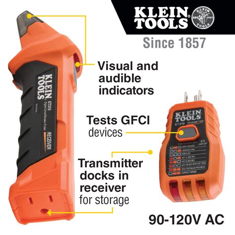 Digital Circuit Breaker Finder With Gfci Outlet Tester Et Klein