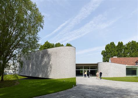 Kortrijk Auditorium By Dehullu Architecten Features Vertical Brickwork