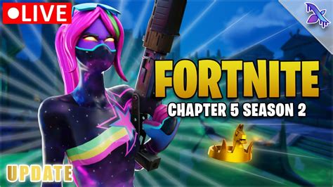 Fortnite LIVE Playing With Subs Chapter 5 Crown Hunt Come Say Hi