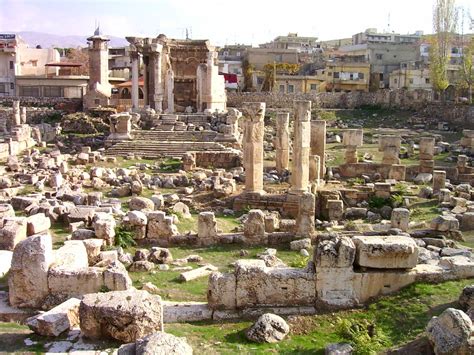 Temple site, Baalbek | Baalbek, between the town and the mai… | Flickr