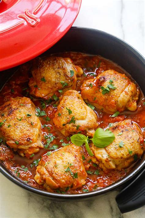 Italian Braised Chicken Easy Delicious Recipes