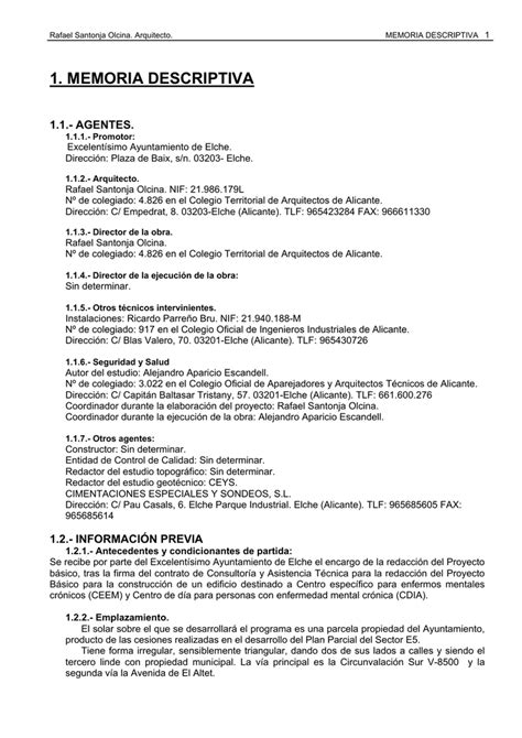 Rebelión Meditativo perjudicar memoria descriptiva vallado parcela