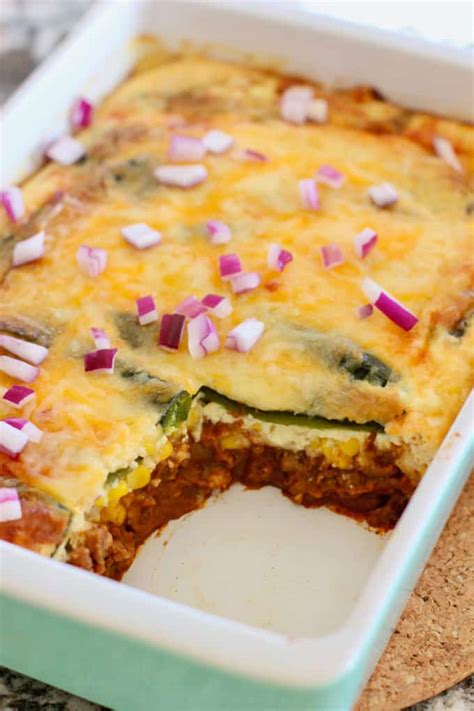 Recipe Girl Chili Relleno Casserole