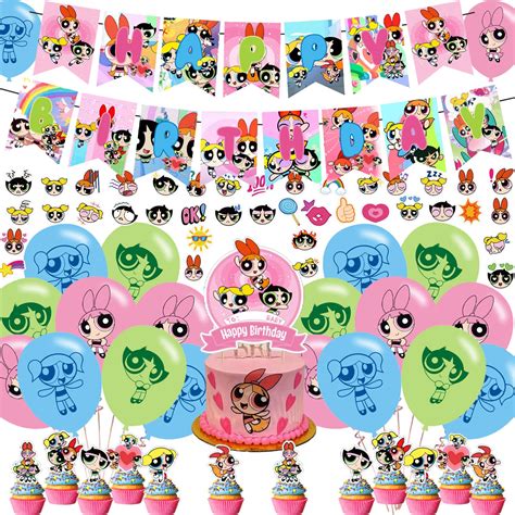 Buy Powerpuff Girls Birthday Party Decorations Powerpuff Girls