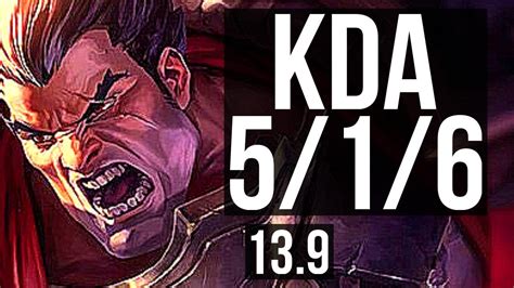 DARIUS Vs GAREN TOP 5 1 6 1 1M Mastery 300 Games KR Master