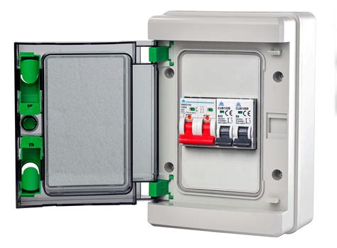 2 Way Consumer Unit 100 Amp Main Isolator Switch With 6 Amp And 32 Amp