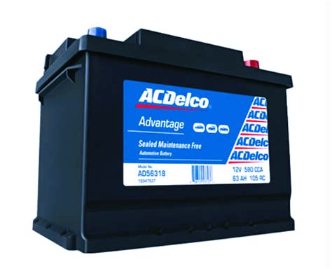 ACDelco Battery Size Chart | Battery Tools