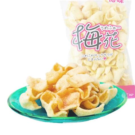 スナック菓子 沖縄 お土産 お菓子 おやつ おつまみ 梅花 うめふぁー 66g Take 060琉球ガラス専門店kubagasaya