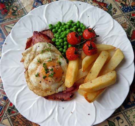 Gammon Steak, Egg & Chips | The English Kitchen