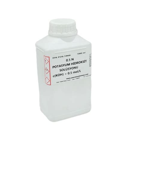 Potasyum Hidroksit Solüsyonu 0.5N 1lt - İzmir Teknik Kimya ...