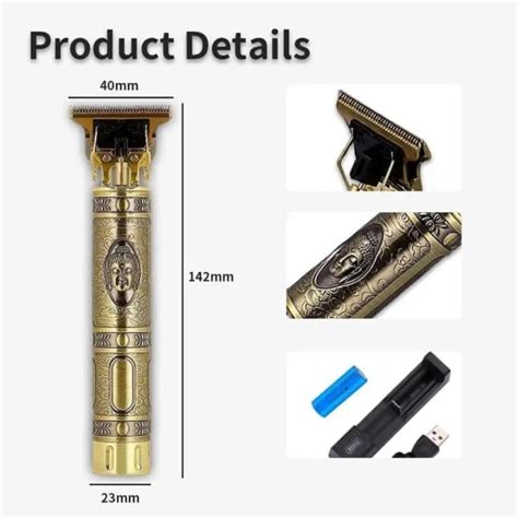 Oshee Store Golden Trimmer For Men And Women Buddha Style T Shape Hair