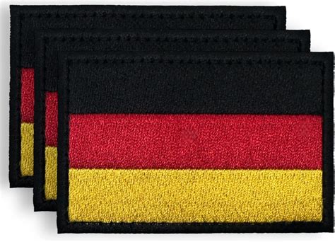 Dm 3pack Germany Flag Embroidery Patches Tactical German