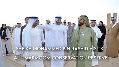 Sheikh Mohammed Bin Rashid Al Maktoum Dubai King At Al Marmoom Conservation Reserve Hhshkmohd