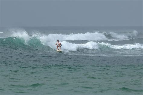 Surfing The Waves Of Koggala Beach In Sri Lanka Editorial Image Image