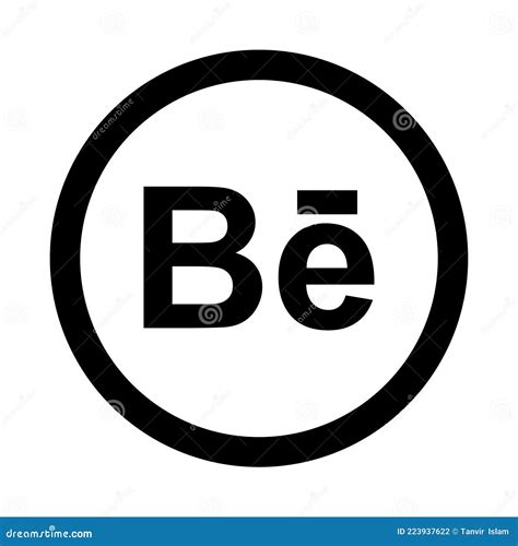 Behance Icon Logo Cartoon Vector 223937525