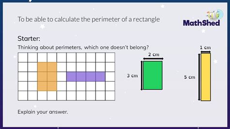 Mathshed Lesson 3 To Be Able To Calculate Perimeter Of A Rectangle