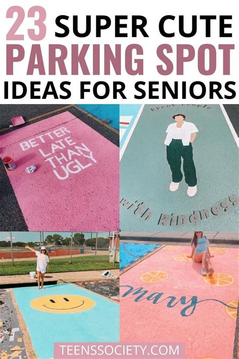 Painted Senior Parking Spot Ideas Parking Spot Painting Parking Lot