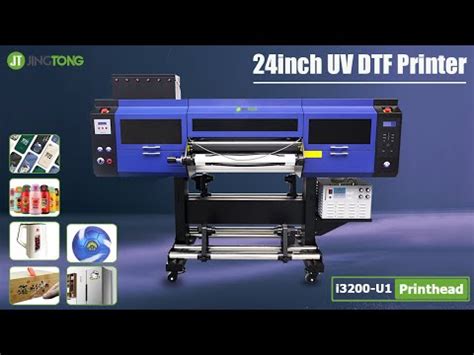 60cm UV DTF Printer With 3pcs I3200 U1 Printheads YouTube