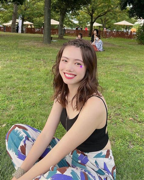 波田妃奈さんのインスタグラム写真 波田妃奈instagram「急に夏の思い出振り返り🤣 ヘアアレンジ頑張ったのに 載せ忘れてたので投稿