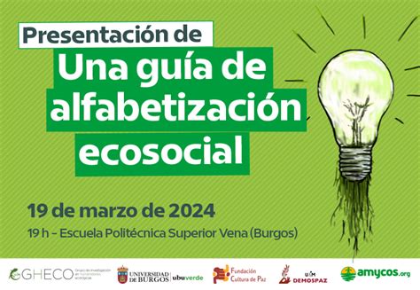 Presentamos En Burgos Una Gu A Para La Alfabetizaci N Ecosocial Amycos