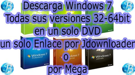 Descargar Windows 7 Todas Las Versiones 32 64 Biten Iso Español Full 1