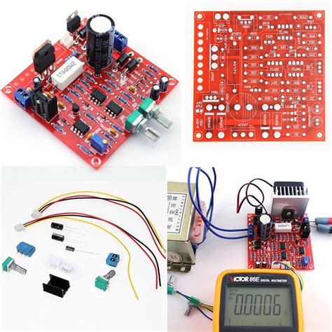 Stabilized Continuous Adjustable Dc Regulated Power Supply Diy Kit 0