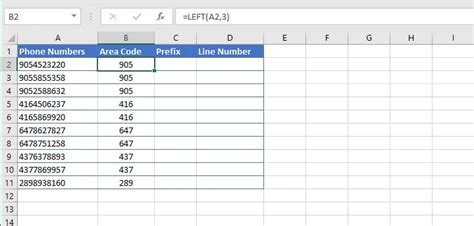 How to Use the Excel LEFT Function | GoSkills