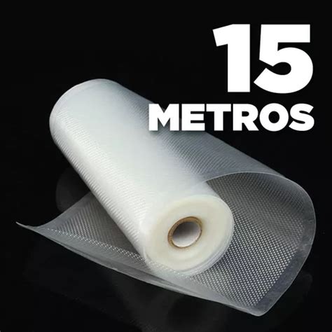 Rollo De Bolsa Gofrada Vacio Cm X Metros P Oster