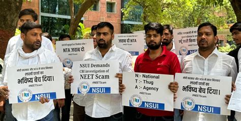 Students Organisations Protest As Allegations Against Neet