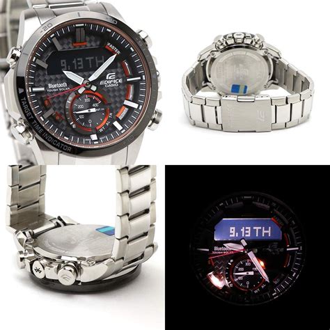 Official Warranty Casio Edifice Ecb Db A Solar Power Bluetooth