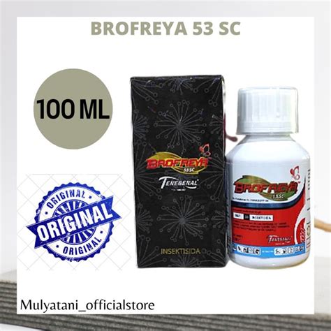 Jual Brofreya 53 SC Insektisida 100 ML Original Pembasmi Hama Ulat Pada