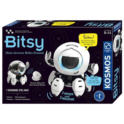 Kosmos Bitsy Dein Cleverer Robo Freund Roboter Bauset Smyths Toys