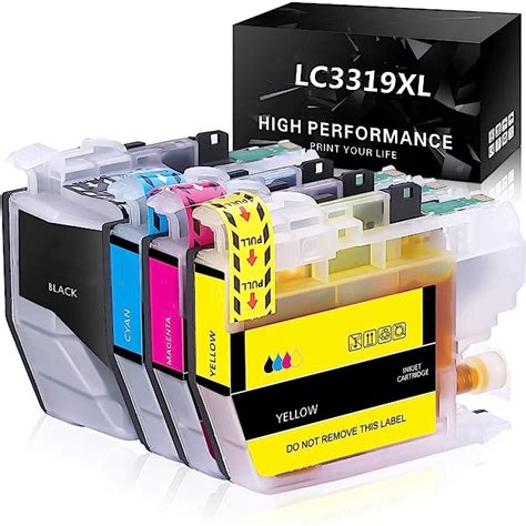 4 Pack LC3319XL LC 3319XL Ink Cartridge Compatible With Brother MFC