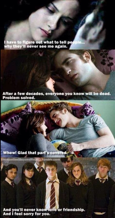 Twilightharry Potter Meme Twilight Funny Harry Potter Vs Twilight