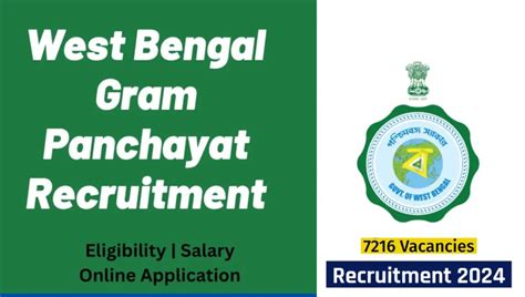 Wb Gram Panchayat Recruitment Check Eligibility Apply Online