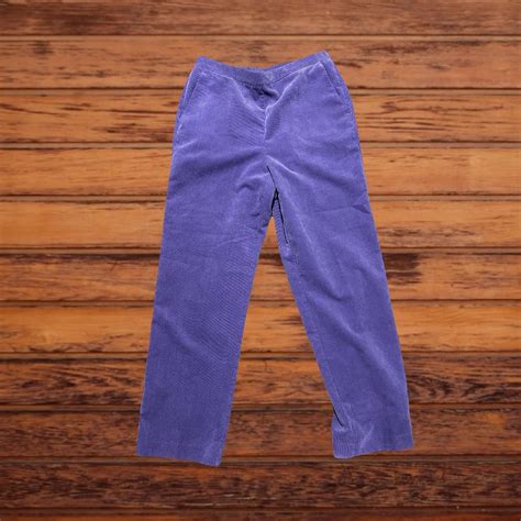 Vintage Alfred Dunner Purple Baggy Pants Size 12 Depop