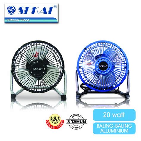 Jual Sekai Kipas Angin Meja HFN 650 6 Inch Tornado Besi Desk Fan 6